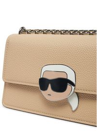 Karl Lagerfeld - KARL LAGERFELD Torebka A1W30498 Beżowy. Kolor: beżowy. Materiał: skórzane
