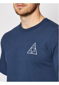 HUF T-Shirt Essentials TS00509 Granatowy Regular Fit. Kolor: niebieski. Materiał: bawełna #5