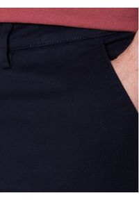 Selected Homme Chinosy 16087665 Granatowy Straight Fit. Kolor: niebieski. Materiał: bawełna