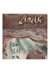 Brązowa Torebka Anekke Modna Listonoszka Damska. Kolor: brązowy. Wzór: aplikacja. Materiał: zdobione. Styl: casual, elegancki. Rodzaj torebki: na ramię #5