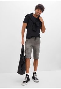 bonprix - T-shirt z dekoltem w serek (3 szt.). Typ kołnierza: dekolt w serek. Kolor: czarny. Styl: elegancki #2