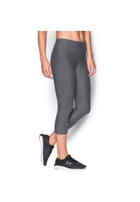 Legginsy damskie Under Armour HeatGear Capri 7/8. Kolor: szary