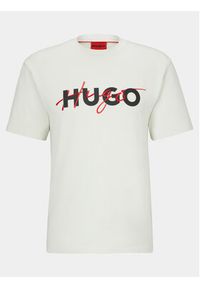 Hugo T-Shirt Dakaishi 50494565 Beżowy Relaxed Fit. Kolor: beżowy. Materiał: bawełna