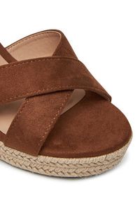 ONLY Shoes Espadryle Onlamelia-18 Mf Wedge 15335555 Brązowy. Kolor: brązowy. Materiał: skóra #4