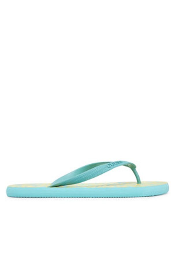 Guess Japonki F5GZ07 BB00H Niebieski. Kolor: niebieski. Materiał: syntetyk