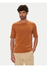 K-Way T-Shirt Combe K4126SW Brązowy Regular Fit. Kolor: brązowy. Materiał: bawełna