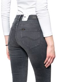 Lee - DAMSKIE SPODNIE JEANSOWE LEE ELLY BLACK FLOW L305CPRW #7