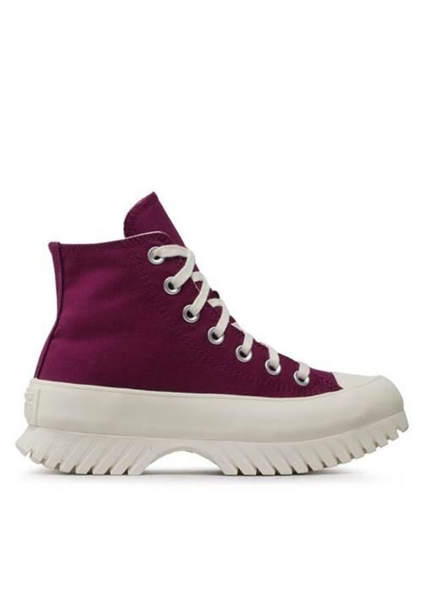 Buty do chodzenia damskie Converse Ctas Lugged 2.0 Hi. Zapięcie: sznurówki. Kolor: różowy. Materiał: materiał, tkanina. Szerokość cholewki: normalna. Sport: turystyka piesza