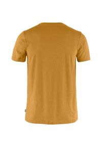 Fjällräven - Koszulka bawełniana męska Fjallraven Fjallraven Fox T-shirt. Kolor: żółty. Materiał: bawełna