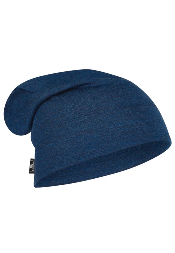 Czapka dla dorosłych Buff Merino Heavyweight Beanie. Kolor: niebieski. Materiał: wełna. Styl: sportowy