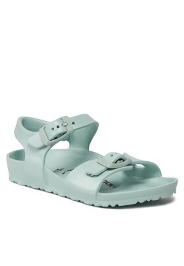 Birkenstock Sandały Rio 1027411 Turkusowy. Kolor: turkusowy. Materiał: syntetyk