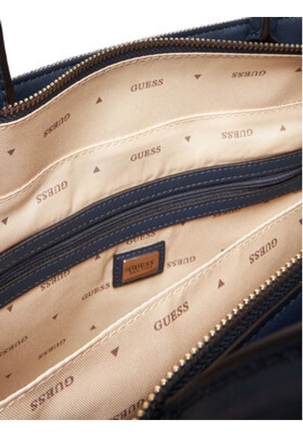 Guess Torebka Neda HWJP96 54220 Niebieski. Kolor: niebieski