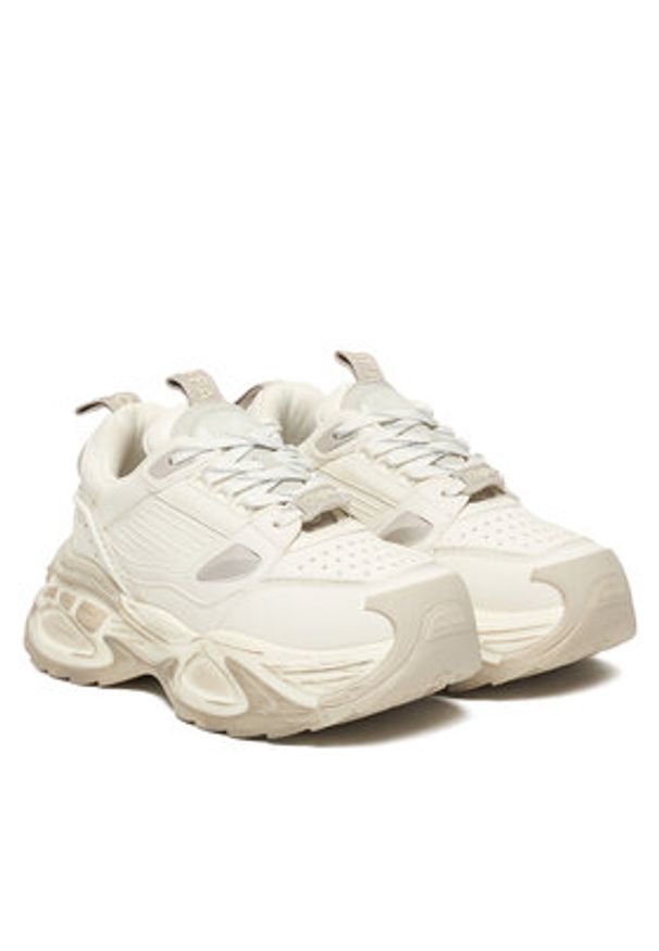 Buffalo Sneakersy Drive 1636535 Biały. Kolor: biały. Materiał: skóra