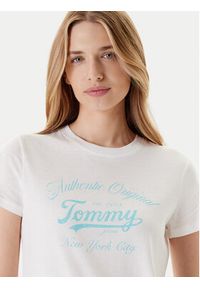 Tommy Jeans T-Shirt Essential DW0DW21404 Biały Regular Fit. Kolor: biały. Materiał: bawełna #5