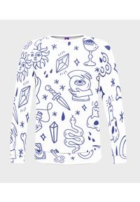 MegaKoszulki - Bluza damska fullprint White magic. Długość: długie. Styl: klasyczny #1