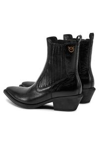 Pinko - PINKO Kowbojki Tex 14 SD0345P083 Czarny. Kolor: czarny. Materiał: skóra #2