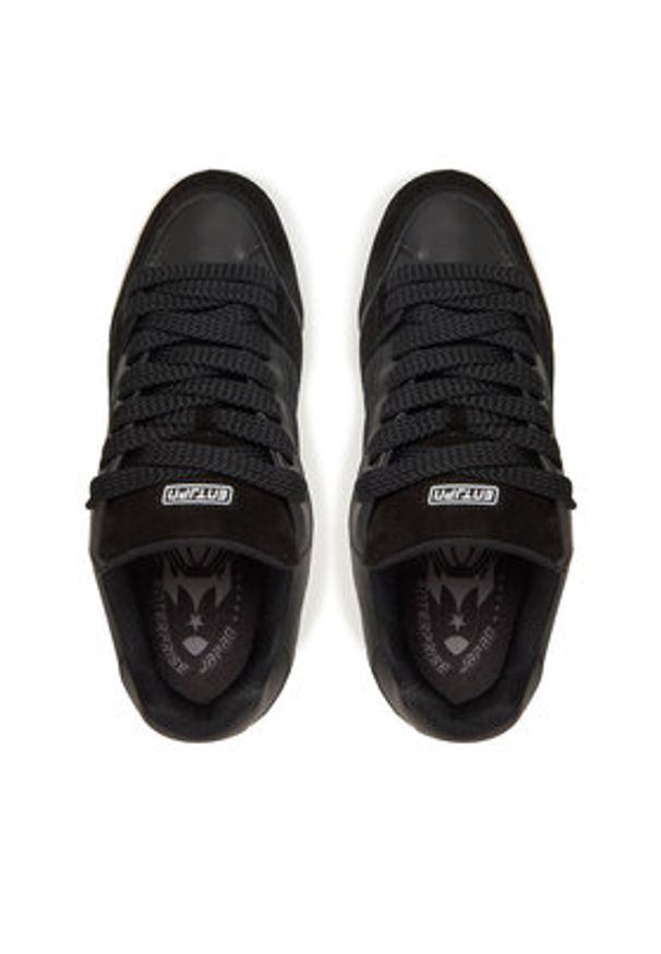Enterprise Japan Sneakersy BB5013 PX234 Czarny. Kolor: czarny. Materiał: skóra