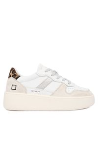 Sneakersy D.A.T.E.. Wzór: kolorowy. Obcas: na platformie