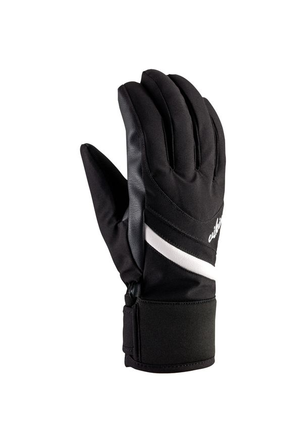 Rękawice narciarskie damskie Viking Marcena, z membraną. Kolor: czarny, biały, wielokolorowy. Sezon: zima. Sport: narciarstwo