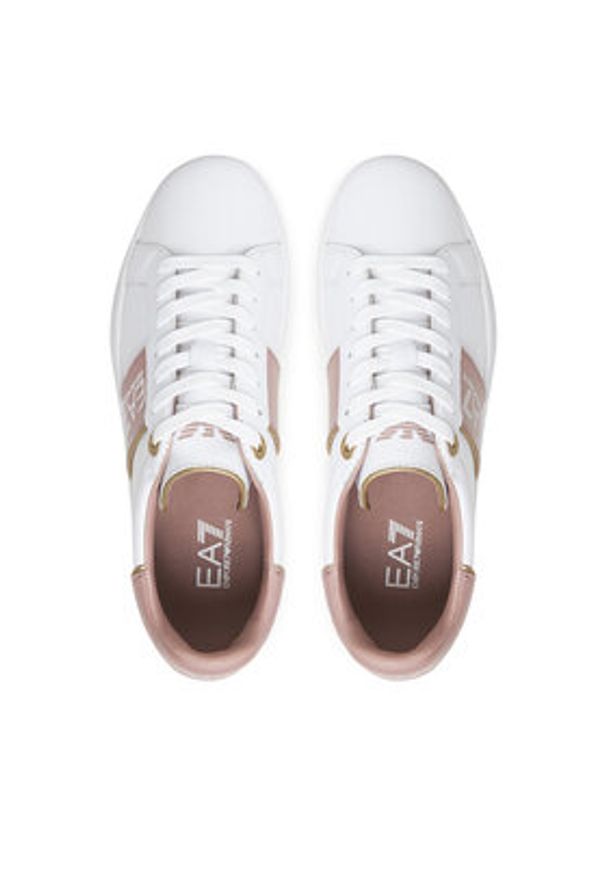EA7 Emporio Armani Sneakersy X8X102 XK346 U445 Biały. Kolor: biały. Materiał: skóra