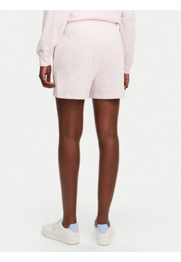 TOMMY HILFIGER - Tommy Hilfiger Szorty sportowe UW0UW05800 Różowy Regular Fit. Kolor: różowy. Materiał: bawełna
