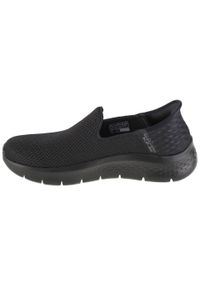skechers - Buty sportowe Sneakersy damskie, Slip-Ins: GO WALK Flex - Relish. Kolor: czarny. Sport: turystyka piesza