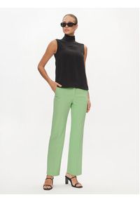 YAS Spodnie materiałowe Likka 26030744 Zielony Regular Fit. Kolor: zielony. Materiał: syntetyk