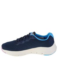 skechers - Buty do chodzenia damskie, Skechers Arch Fit-Infinity Cool. Kolor: niebieski. Model: Skechers Sport. Sport: turystyka piesza
