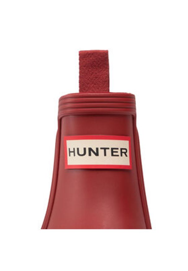 Hunter Kalosze Original Chelsea WFS2078RMA Czerwony. Kolor: czerwony. Materiał: kauczuk