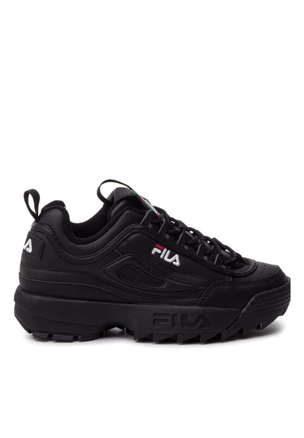 Fila Sneakersy Disruptor Low Wmn 1010302.12V Czarny. Kolor: czarny. Materiał: materiał