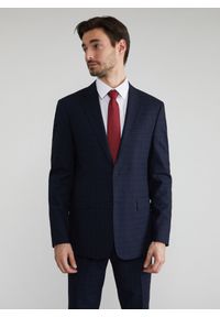 Pako Lorente - PAKO LORENTE – Granatowa marynarka garniturowa P22SF-3G-013-G-S. Kolor: niebieski. Materiał: poliester, elastan, wiskoza #1