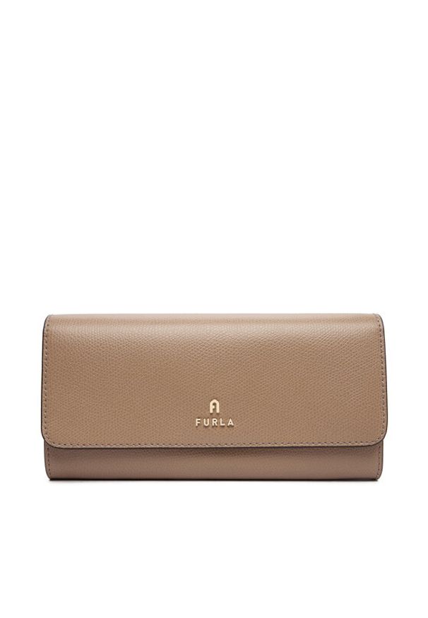 Furla Duży Portfel Damski Camelia WP00317 ARE000 CN 1257S 1007 Beżowy. Kolor: beżowy. Materiał: skóra