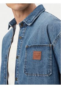 Guess Jeans Koszula jeansowa M6GH51 D5M5V Niebieski Oversize. Kolor: niebieski. Materiał: bawełna #4