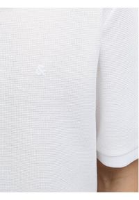 Jack & Jones Polo Austin 12279177 Biały Regular Fit. Typ kołnierza: polo. Kolor: biały. Materiał: bawełna #4