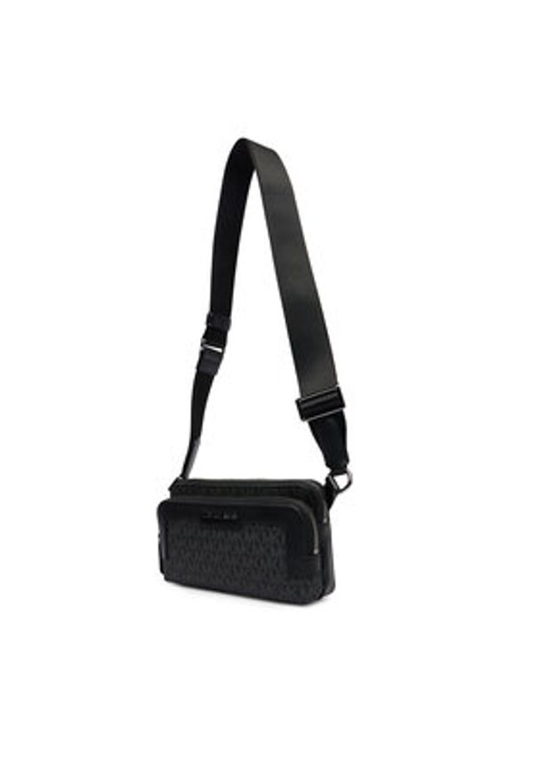 MICHAEL Michael Kors Saszetka 33R6LBNM1O Czarny. Kolor: czarny. Materiał: skóra