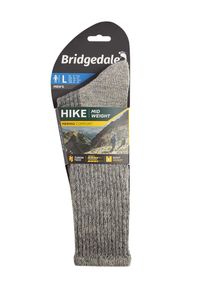 BRIDGEDALE - Skarpetki trekkingowe Bridgedale Hike Lt Merino C Boot. Kolor: szary. Sport: turystyka piesza