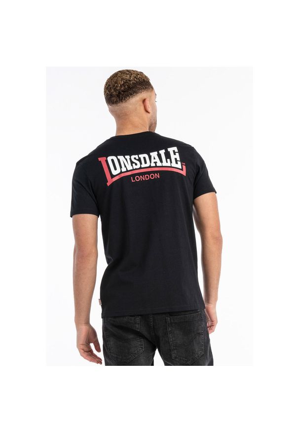 Koszulka Lonsdale Dale Regular Fit. Kolor: wielokolorowy, biały, czarny