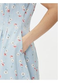 GAP - Gap Sukienka koszulowa 731352-00 Błękitny Regular Fit. Kolor: niebieski. Materiał: bawełna. Typ sukienki: koszulowe #3