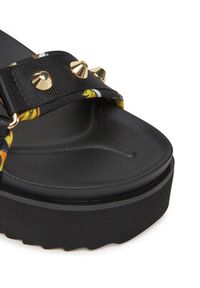 Versace Jeans Couture Sandały 78VA3SM2 Czarny. Kolor: czarny. Materiał: materiał #4