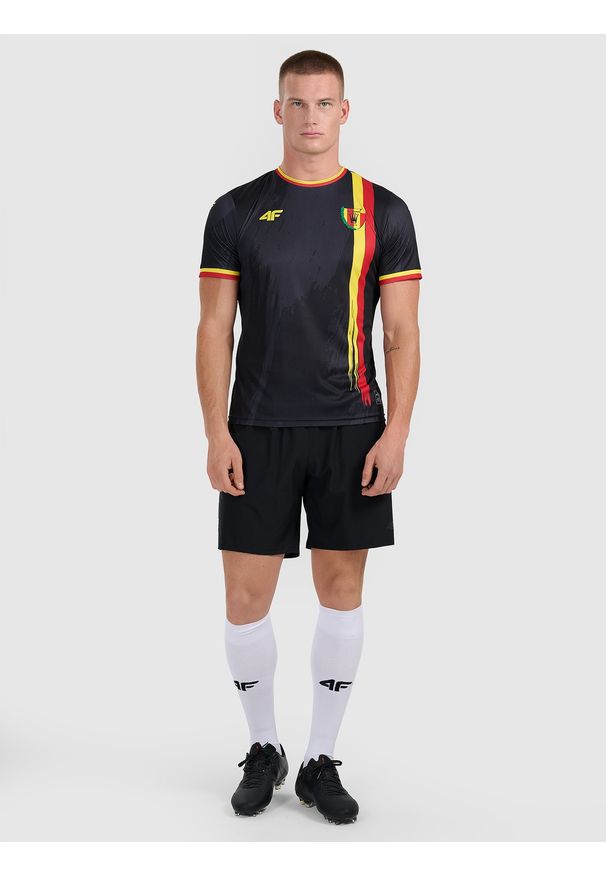 4f - 4F Koszulka klubowa wyjazdowa z sezonu 2025/26 męska 4F x Korona Kielce - multikolor XL. Kolor: wielokolorowy. Materiał: włókno, dzianina. Długość: długie. Styl: klasyczny, sportowy