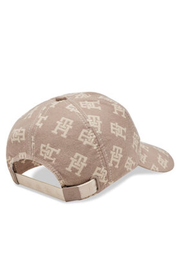 TOMMY HILFIGER - Tommy Hilfiger Czapka z daszkiem Contemporary AW0AW15781 Szary. Kolor: szary. Materiał: bawełna