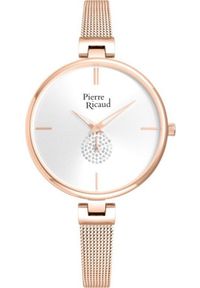Zegarek Pierre Ricaud Zegarek damski Pierre Ricaud P22108.91R3Q CYRKONIE różowe złoto. Kolor: złoty, wielokolorowy, różowy #1