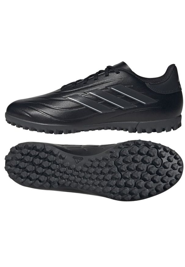 Adidas - Buty piłkarskie adidas Copa Pure.2 Club Tf M IE7525 czarne. Zapięcie: sznurówki. Kolor: czarny. Materiał: syntetyk, skóra, guma. Sport: piłka nożna