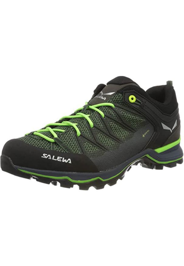 Buty trekkingowe męskie Salewa MS Mtn Trainer Lite Gtx. Zapięcie: sznurówki. Kolor: zielony. Materiał: tkanina, syntetyk, materiał. Szerokość cholewki: normalna