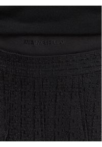 Karl Lagerfeld - KARL LAGERFELD Spódnica mini B3W12021 Czarny A-Line Fit. Kolor: czarny. Materiał: syntetyk #4