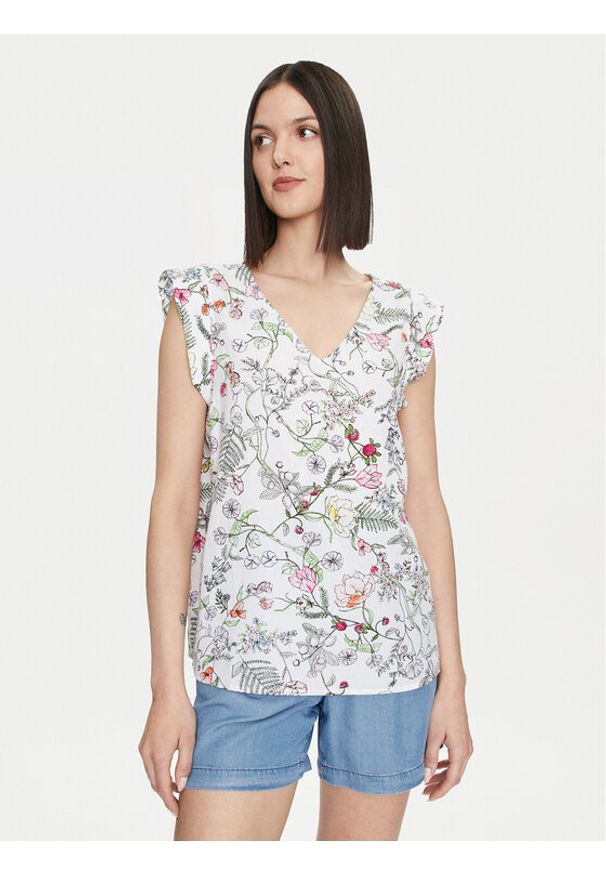 United Colors of Benetton - United Colors Of Benetton Bluzka 5HDGDQ08J Kolorowy Regular Fit. Materiał: lyocell. Wzór: kolorowy