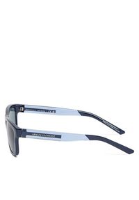 Armani Exchange Okulary przeciwsłoneczne 0AX4169SU Granatowy. Kolor: niebieski #4
