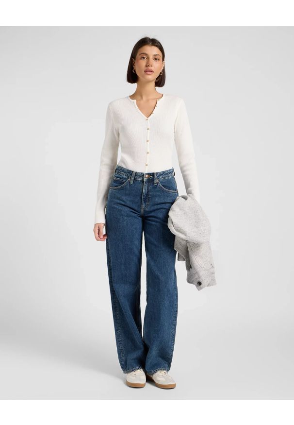 Lee - DAMSKIE SPODNIE LEE RIDER LOOSE SHARP POINT 112370843