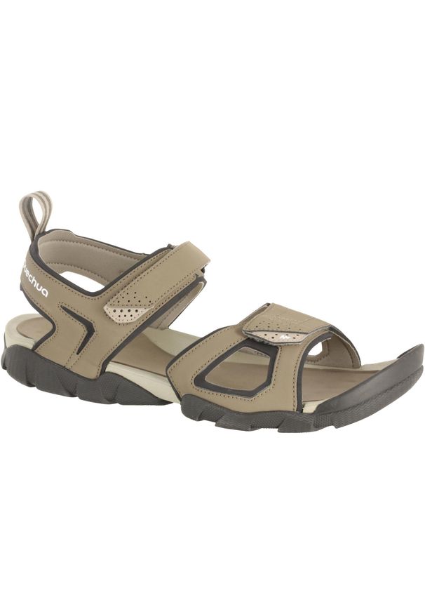 quechua - Sandały turystyczne męskie Quechua NH100. Zapięcie: rzepy. Materiał: kauczuk. Sezon: lato