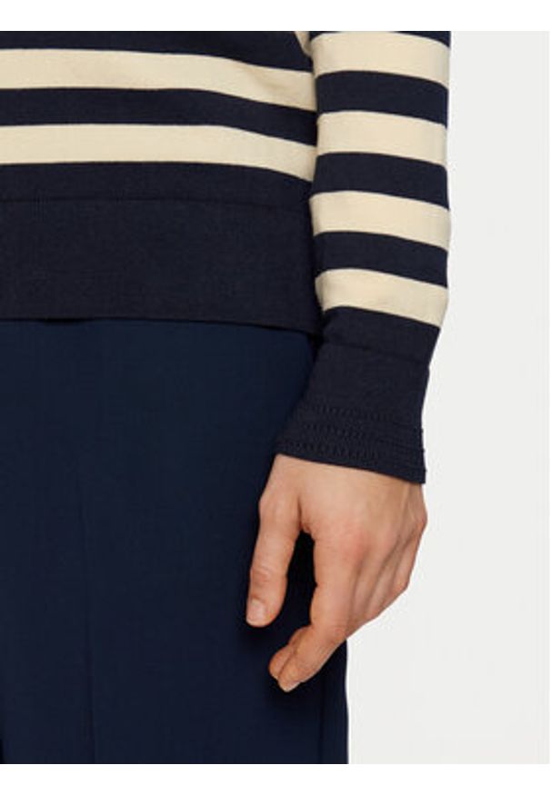 TOMMY HILFIGER - Tommy Hilfiger Sweter WW0WW40098 Beżowy Regular Fit. Kolor: beżowy. Materiał: bawełna